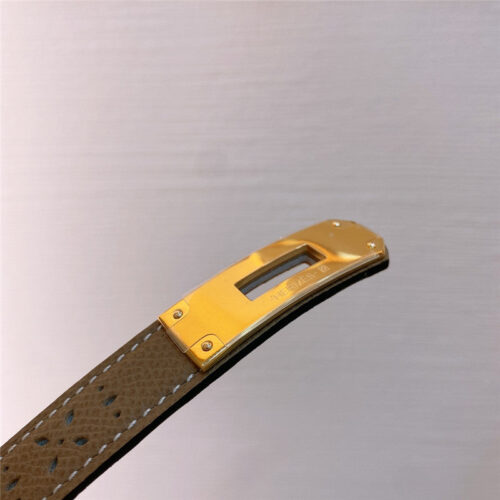 High Quality Luxury Hermes Limited Edition Kelly Garden Party Belt – Style 75878 product detail