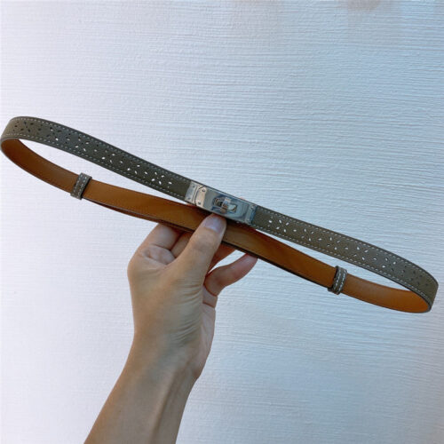 High Quality Luxury Hermes Limited Edition Kelly Garden Party Belt – Style 36326