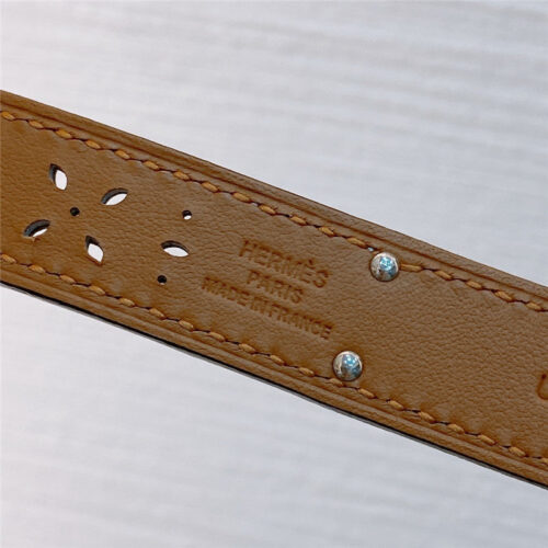 High Quality Luxury Hermes Limited Edition Kelly Garden Party Belt – Style 36326 product detail