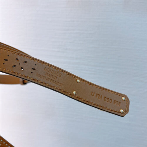 High Quality Luxury Hermes Limited Edition Kelly Garden Party Belt – Style 69094 product detail