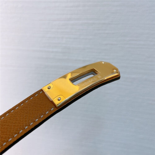 High Quality Luxury Hermes Limited Edition Kelly Garden Party Belt – Style 69094 product detail