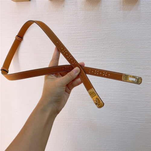 High Quality Luxury Hermes Limited Edition Kelly Garden Party Belt – Style 69094 alternate view