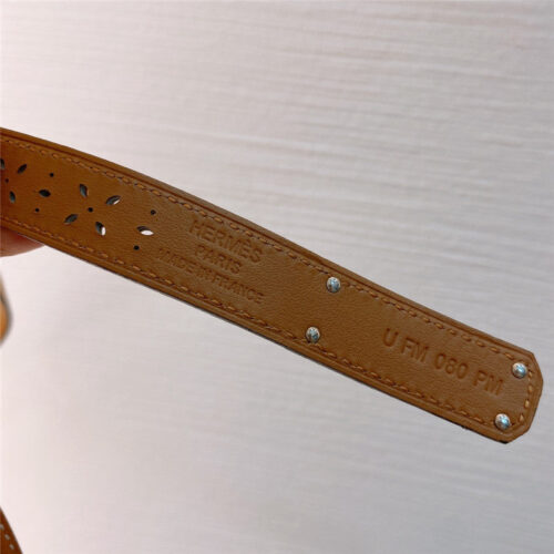 High Quality Luxury Hermes Limited Edition Kelly Garden Party Belt – Style 01862 product detail