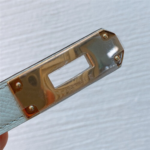 High Quality Luxury Hermes Limited Edition Kelly Garden Party Belt – Style 67398 product detail