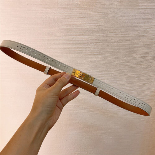 High Quality Luxury Hermes Limited Edition Kelly Garden Party Belt