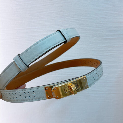 High Quality Luxury Hermes Limited Edition Kelly Garden Party Belt alternate view