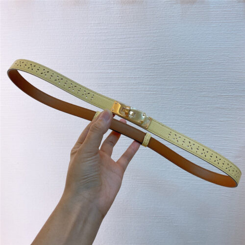 High Quality Luxury Hermes Limited Edition Kelly Garden Party Belt – Style 32934