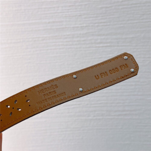 High Quality Luxury Hermes Limited Edition Kelly Garden Party Belt – Style 98470 product detail