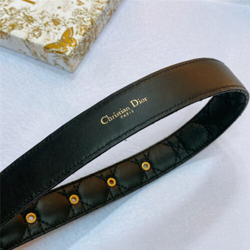 High Quality Luxury Dior New Rhombic Sheepskin Belt – Style 08838 product detail