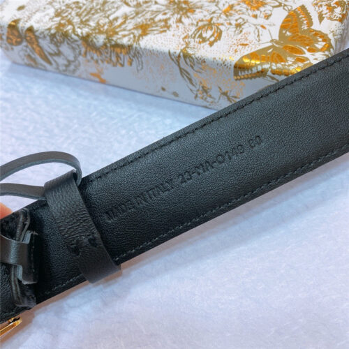 High Quality Luxury Dior New Rhombic Sheepskin Belt – Style 08838 product detail
