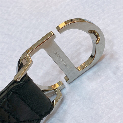 High Quality Luxury Dior New Rhombic Sheepskin Belt – Style 36518 product detail