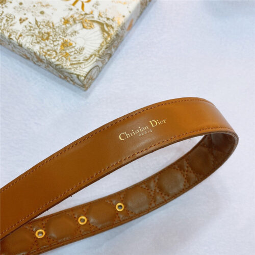 High Quality Luxury Dior New Rhombic Sheepskin Belt – Style 34822 product detail