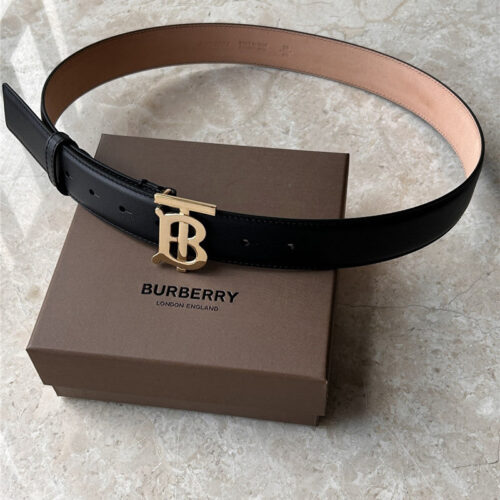 High Quality Luxury Burberry Simple Casual Belt