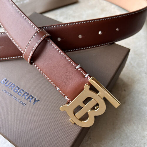 High Quality Luxury Burberry Simple Casual Belt – Style 51430 product detail