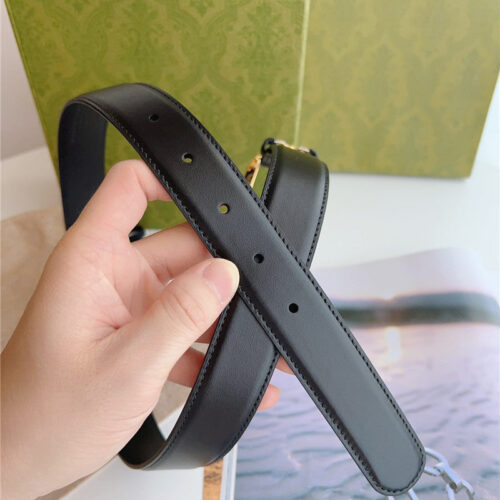 High Quality Luxury Gucci Print Embossed Leather Belt – Style 12102 product detail