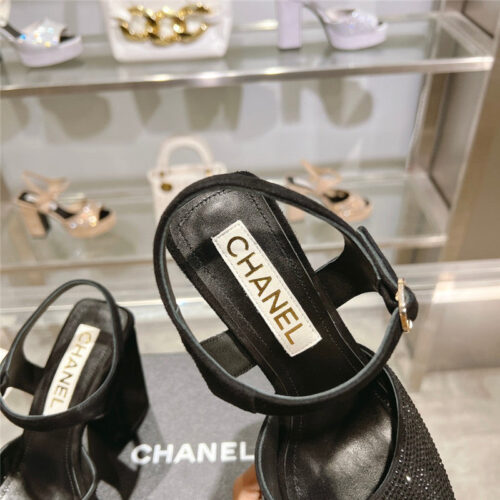 High Quality Luxury Chanel Summer Platform Chunky Heel Sandals product detail