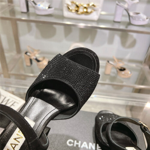 High Quality Luxury Chanel Summer Platform Chunky Heel Sandals product detail