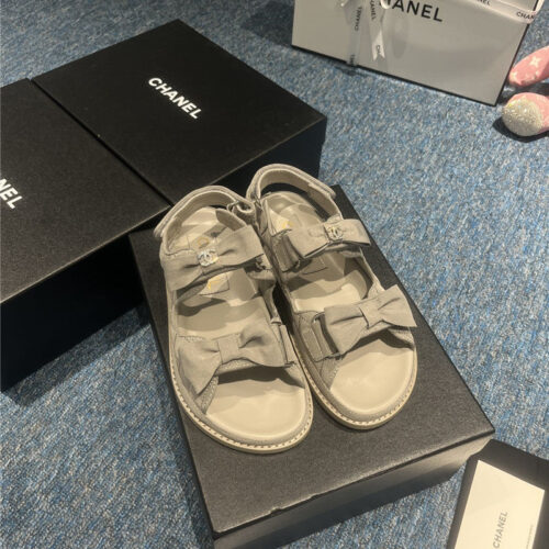 High Quality Luxury Chanel New Velcro Sandals