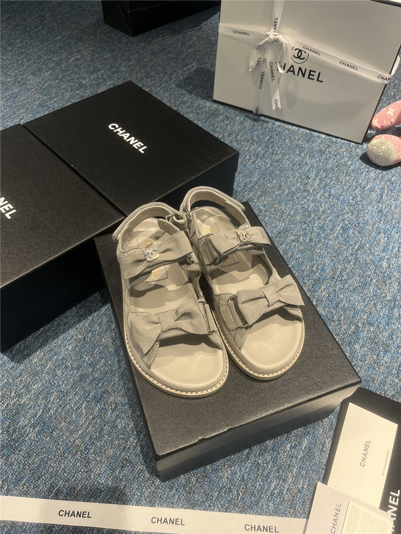 High Quality Luxury Chanel New Velcro Sandals