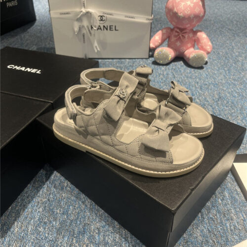 High Quality Luxury Chanel New Velcro Sandals alternate view
