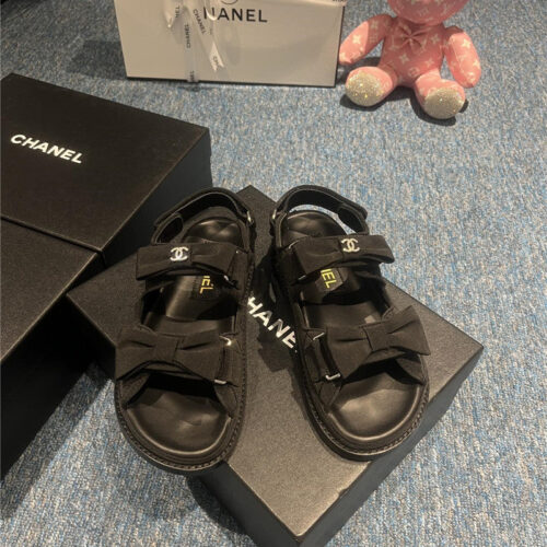 High Quality Luxury Chanel New Velcro Sandals – Style 82054 product detail