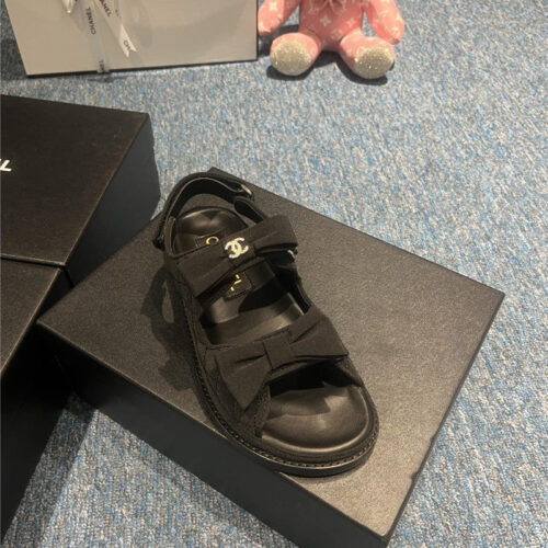 High Quality Luxury Chanel New Velcro Sandals – Style 82054 product detail