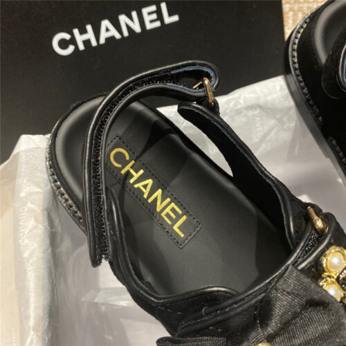 High Quality Luxury Chanel New Velcro Sandals – Style 13126 product detail