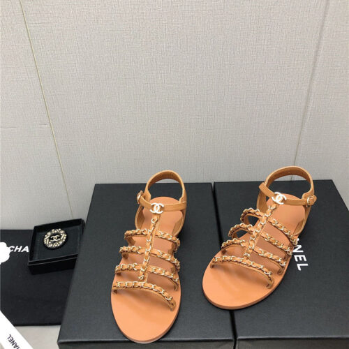 High Quality Luxury Chanel Chain Sandals – Style 67174 alternate view