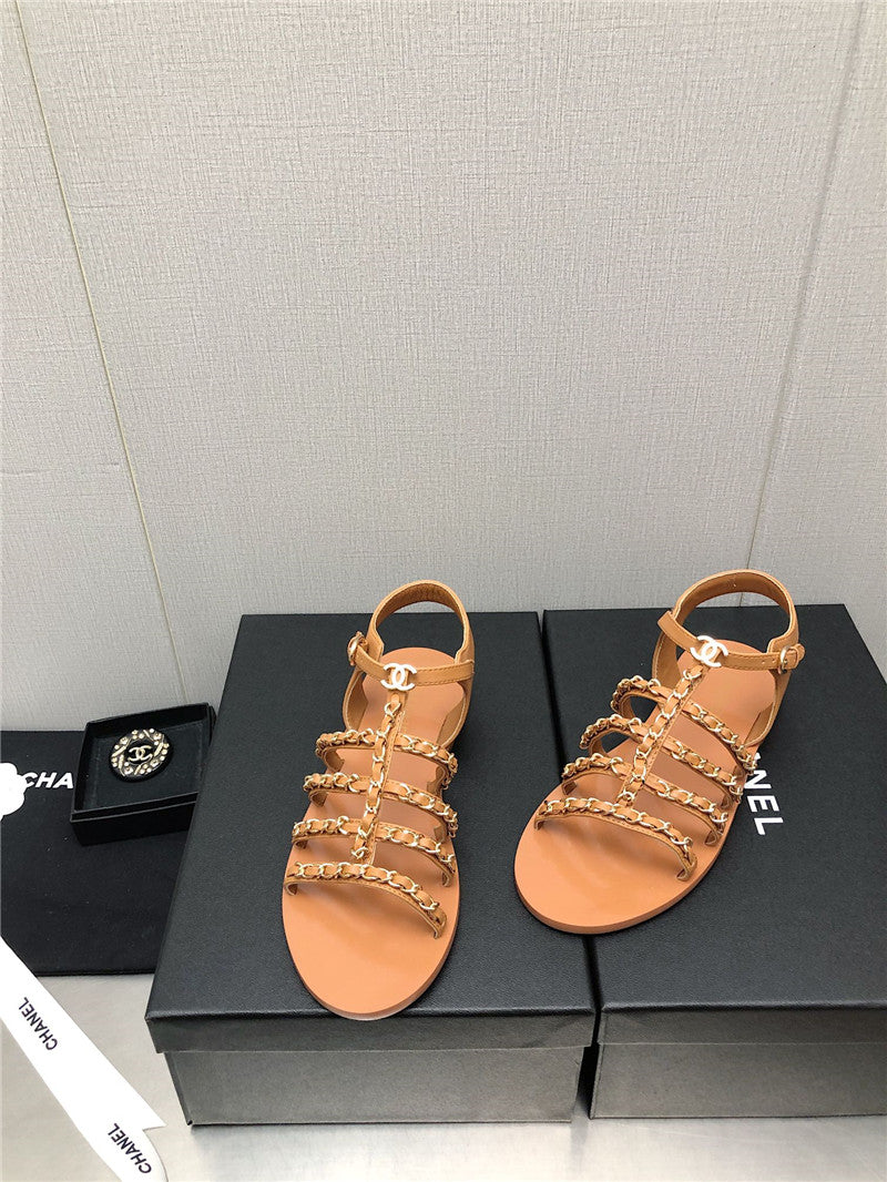 High Quality Luxury Chanel Chain Sandals – Style 67174 product detail