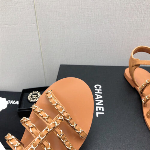 High Quality Luxury Chanel Chain Sandals – Style 67174 product detail
