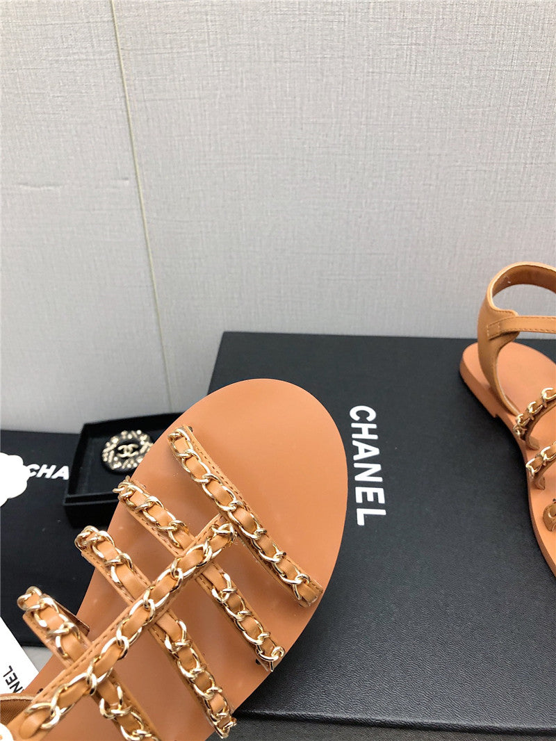 High Quality Luxury Chanel Chain Sandals – Style 67174 product detail