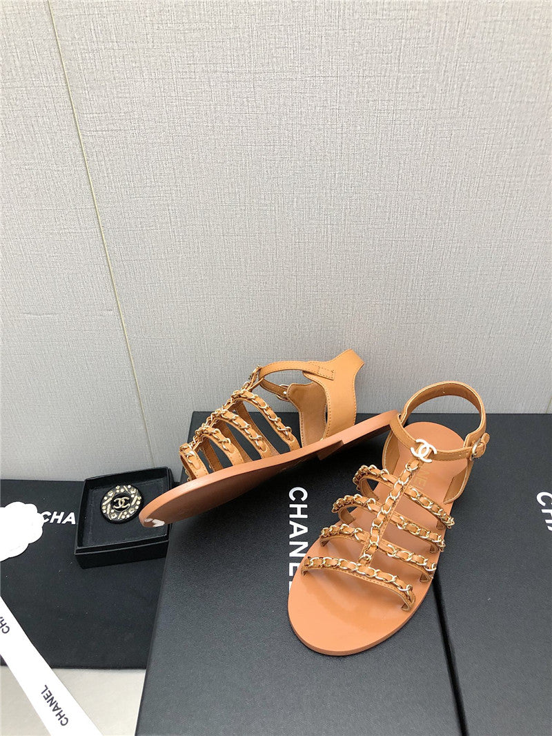 High Quality Luxury Chanel Chain Sandals – Style 67174 product detail