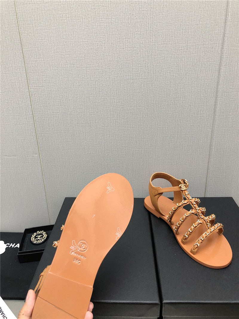High Quality Luxury Chanel Chain Sandals – Style 67174 product detail