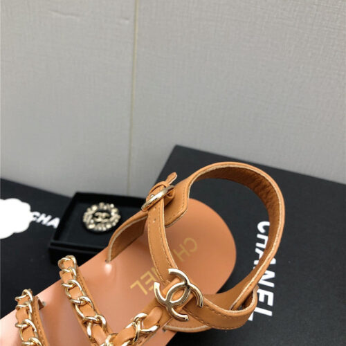High Quality Luxury Chanel Chain Sandals – Style 67174 product detail
