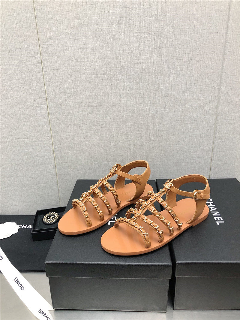 High Quality Luxury Chanel Chain Sandals – Style 67174