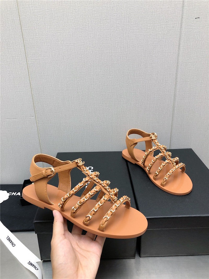 High Quality Luxury Chanel Chain Sandals – Style 67174 product detail