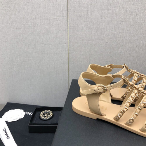 High Quality Luxury Chanel Chain Sandals product detail