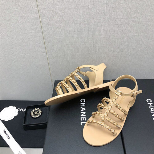 High Quality Luxury Chanel Chain Sandals product detail