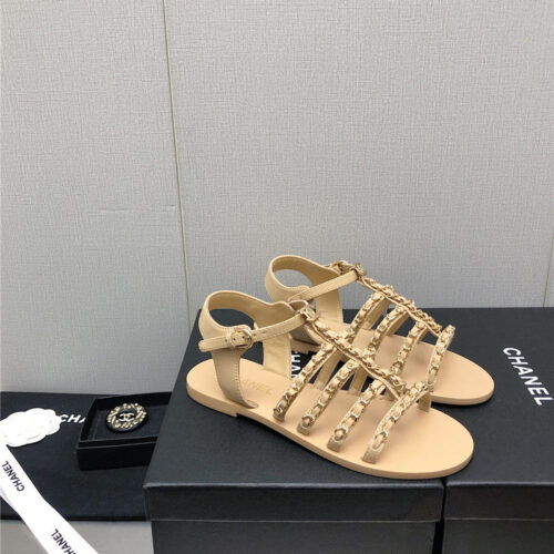 High Quality Luxury Chanel Chain Sandals alternate view