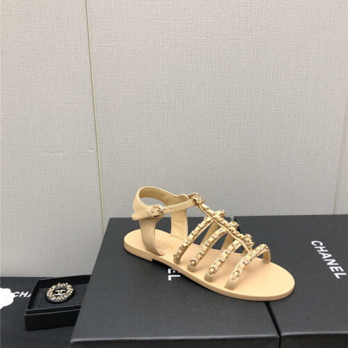 High Quality Luxury Chanel Chain Sandals product detail