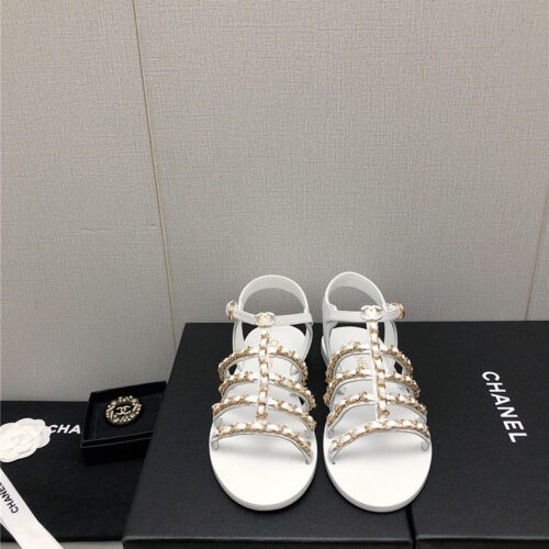 High Quality Luxury Chanel Chain Sandals – Style 60390 product detail