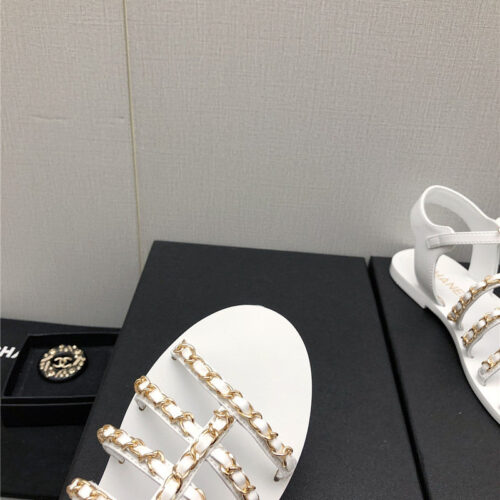 High Quality Luxury Chanel Chain Sandals – Style 60390 product detail
