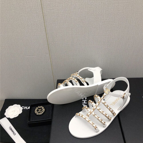 High Quality Luxury Chanel Chain Sandals – Style 60390
