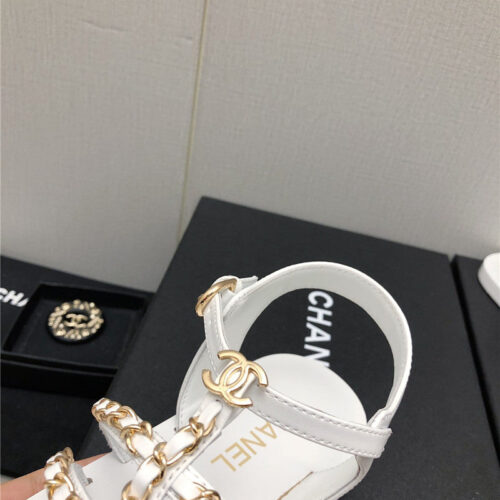 High Quality Luxury Chanel Chain Sandals – Style 60390 product detail