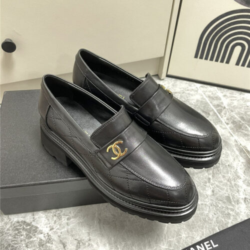 High Quality Luxury Chanel New Rhombus Single Shoes