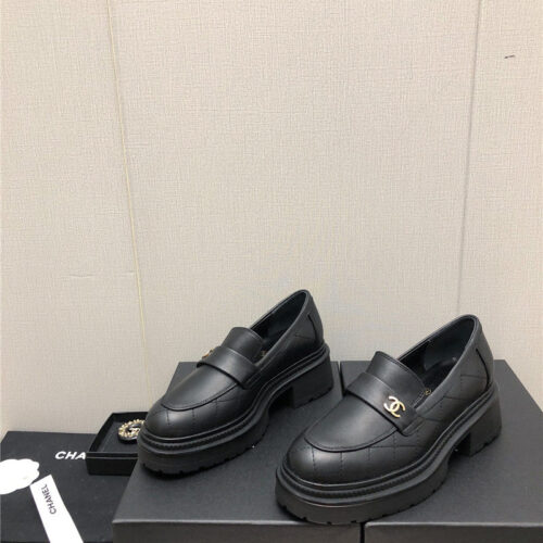High Quality Luxury Chanel New Rhombus Single Shoes – Style 46694 alternate view