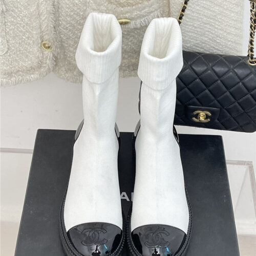 High Quality Luxury Chanel Autumn And Winter New Socks Boots alternate view