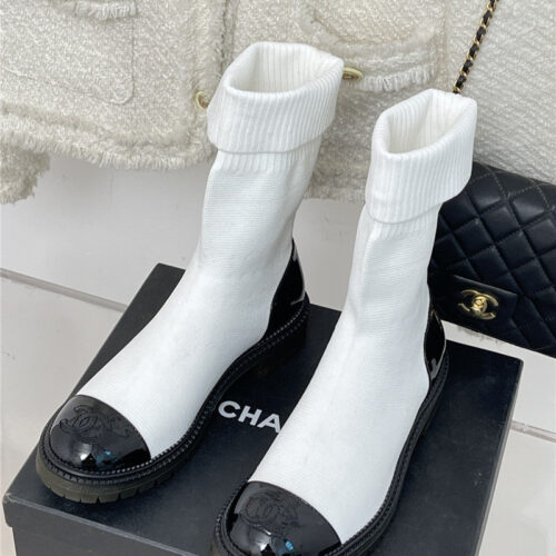 High Quality Luxury Chanel Autumn And Winter New Socks Boots