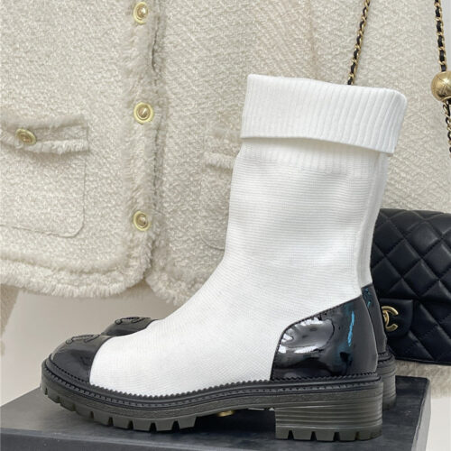 High Quality Luxury Chanel Autumn And Winter New Socks Boots product detail