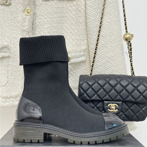 High Quality Luxury Chanel Autumn And Winter New Socks Boots – Style 02086 product detail